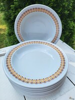 Alföld porcelán_terrakotta mélytányér szett