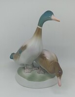 Zsolnay porcelán kacsa pár!