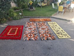 5 darab retro suba, falvédő, szőnyeg együtt 20.000Ft.-ért