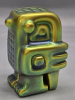Zsolnay eozin modern robot csibe " Nádor J."