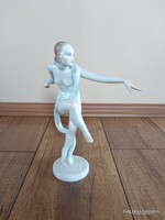 Herendi porcelán art deco akt