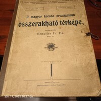 A magyar korona országainak összerakható térképe 1906