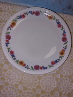 Alföldi szalmavirágos porcelán lapos tányér