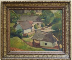 Laczkó Gyula jelzéssel (20.sz.első fele) : Falu