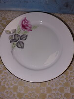 Alföldi Bazsarózsás - rózsás porcelán süteményes tányér
