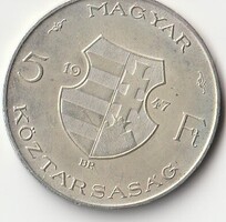 5 Forint 1947-es ezüst