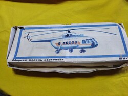 Retro Szovjet helikopter makett