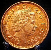 Egyesült Királyság 1 penny, 2002 C09B3