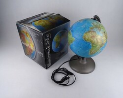 1W046 Világítós Technodidattica földgömb eredeti dobozában 20 cm