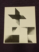 Veszprémi László szitanyomat 1973