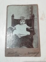 Antik kis méretű kabinetfotó, Hamedli utóda Kaposvár