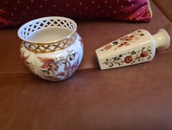 Eladó 2 db Zsolnay porcelán dísztárgy