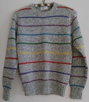 Csodaszép gyapjú-műszál női kötött pulóver