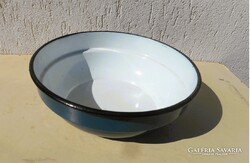 Zománcozott vájling, keverőtál  (újszerű, 32-cm-es)
