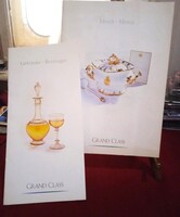 Austrian Airlines business class menu 2001. Original menu on transatlantic Austrian Airlines flight