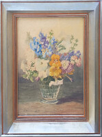 Gizella Barabás (1893 - 1985): spring bouquet