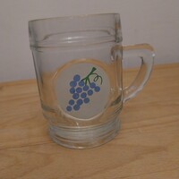 Retro ovis bögre Szőlő mintás
