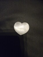 • Selenite Gemstone Heart, New, Many Handmade Jewelry!