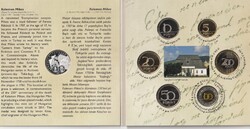 Magyarország pénzérméi 2011 proof Kelemen Miklós emlék érmével CuNi ezüstözött.