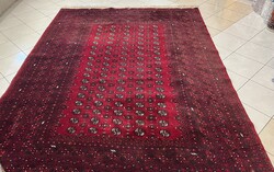 3807 Eredeti Afgan Bokhara kézi gyapjú perzsa szőnyeg 250X350CM INGYEN FUTÁR