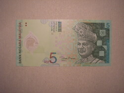 Malajzia - 5 Ringgit 2004 UNC polymer