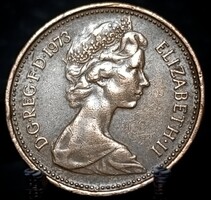 Egyesült Királyság 1 Új penny, 1973 A05C6