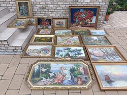 Old pictures picture frames painting tapestry