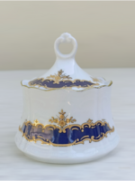Bavaria cobalt-aranyozott kávés készlet+ sütis