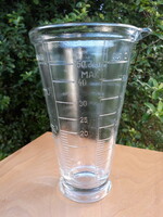 Retro  hibátlan üveg mérőpohár