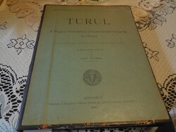 TURUL  , A Magyar Heraldikai és Genealogói Társaság Közlönye  1901 . évf. 19. kötet