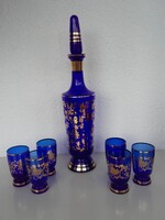 Bohemia Glass likőrös készlet