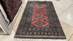 3923 Pakisztáni Yamud kézi csomó gyapjú perzsa szőnyeg 78X139CM ingyen futár