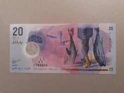 Maldív-szigetek - 20 Rufiyaa 2015 UNC polymer