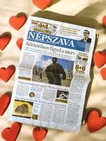 2021 november 4  /  NÉPSZAVA  /  Régi ÚJSÁGOK KÉPREGÉNYEK MAGAZINOK Ssz.:  20759