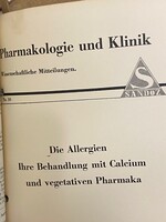 Pharmakologie und Klinik Wissenschaftliche Mitteilungen Sammelmappe Sandoz Német nyelvű folyóirat.