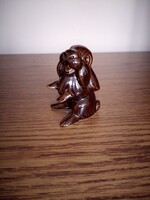 Porcelán nyúl, nyuszi. 8,5 cm. Hibátlan. Jelzett