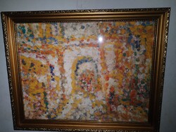 Rippl -Rónai stílusában, "Montmarte Paris 1927" jelzéssel, ismeretlen szignóval olaj/vászon festmény