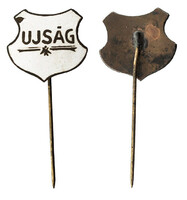 Újság /politikai napilap 1925-1944/ jelvény