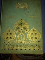 1897. Antik RADÓ ANTAL : Költők Albuma könyv ritkaság gyönyörű állapotban A/3 méret Wodianer