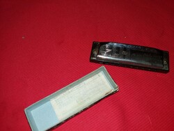 Vintage Hohner GLH Little Harp szájharmonika C blues fabetétes herfli a képek szerint