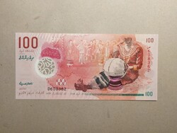 Maldív-szigetek - 100 Rufiyaa 2018 UNC polymer