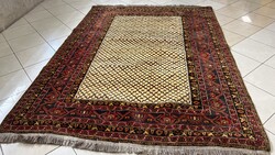 3794 Eredeti Afgan Hamadan kézi gyapjú perzsa szőnyeg 205X270CM INGYEN FUTÁR