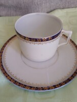 Kék arany mintás antik teás csésze  284 jelzett