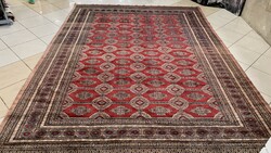 3999 Pakisztáni Yamud kézi csomó gyapjú perzsa szőnyeg 245X340CM ingyen futár
