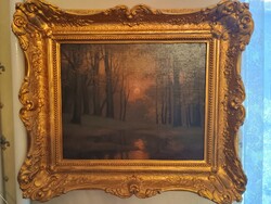 Tordai Székely Mihály olaj festmény