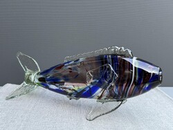 Üveghal, közepes méretű 30 cm-es