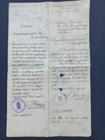 Apátfalvai Anyakönyvi kerület - Kérelem 1939-ből - Hódmezővásárhely