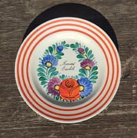 Irredenta Kassai Emlék Szakmáry hóllóházi porcelán falitányér
