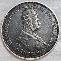 FJ ezüst 1korona Millenniumi 1896