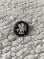 Vintage Wedgwood kámea ezüst bross